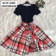 BLUE LABEL CRESTBRIDGE【現行タグ◆ドッキングワンピース】