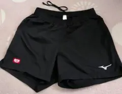 ミズノ 卓球用ブラックショーツ L (Women's)