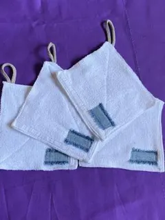 タオルミニ雑巾4枚セット　ループ付き