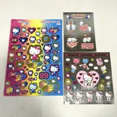 ハローキティ シール フェアリー ロゴ メタリック キラキラ エンジェル