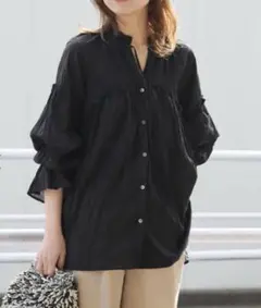JOURNAL STANDARD relume タックフリルプルオーバー 黒 - メルカリ