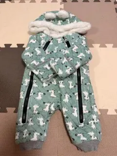 ベビー カバーオール キルティング キツネ柄のサムネイル