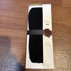 SEEK メンズ フットカバー ブラック 26-27cm