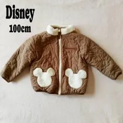 ディズニー キルティング ボア ジャケット 100cm リバーシブル ミッキー