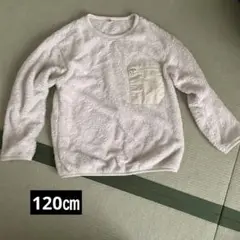 UNIQLO フリース トレーナー 120㎝　アイボリー