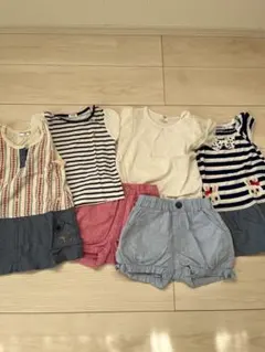 子ども服6点まとめ売り　女の子　80〜90サイズ