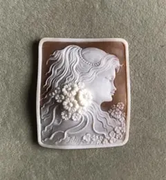 カメオ　ルース　504 女性【作家サインあり】　中古