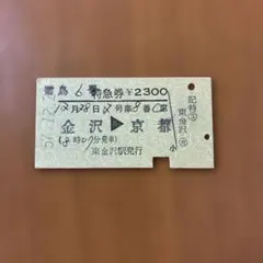 激レア物❗️】 国鉄 硬券切符 日本海縦貫特急『白鳥』号 D型指定席