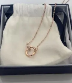 Nicoiro ピンクゴールド ペアネックレス (レディース)