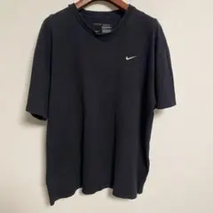 Nike ナイキ ブラック 刺繍ロゴ Tシャツ XL