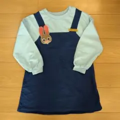 H&M ズートピア ジュディ トレーナー ワンピース 130 ディズニー 長袖
