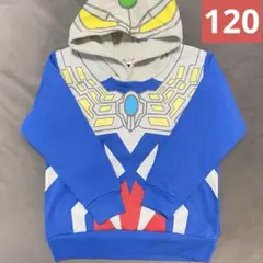 新品　ウルトラマンゼロ　なりきりパーカー 120