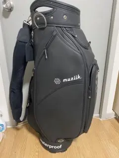 muziik 防水ゴルフキャディバッグ ブラック Amazon | Muziik/ムジーク ウォータープルーフカートバッグ 防水