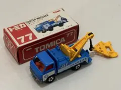 【日本製】トミカ 赤箱77 三菱キャンター レッカー車のサムネイル