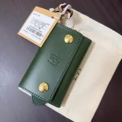 ショッパー付き【新品未使用】イルビゾンテ 6連 キーケース グリーン