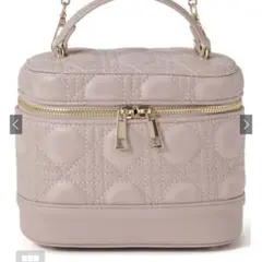 2Wayキルティングチェーンショルダーバニティバッグ[tr602] ピンク