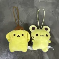 サンリオ ゆるかわ ちびぱる チームプリン ポムポムプリン マスコット　2種