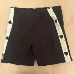 SHEIN Dazy サイドシームコントラストパンツ サイドライン ハート柄