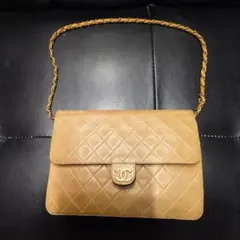 CHANEL ラムスキン マトラッセ チェーン ショルダー バッグ ココマークのサムネイル