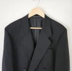 希少90s☆BALENCIAGA バレンシアガ テーラードジャケット 黒系 赤系