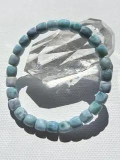 天然石ブレスレット　パワーストーン　パープルラリマー