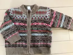 パーカー ニットカーディガン ジャケット 男児 GAP 暖かい裏フリース