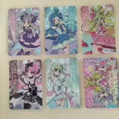 セール中！アイドルプリキュア　キラキラカードグミ 　カード６枚セット