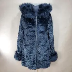 新品タグ付き Delyle NOIR M デイライル フェイクファーコート 黒