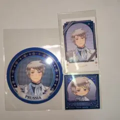 ヘタリア プロイセン アモカフェ チェキ コースター セット