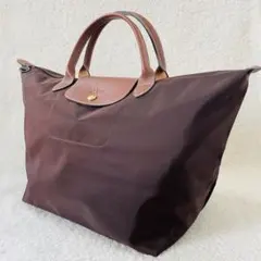 【美品】ロンシャン トートバッグ ハンドバッグ 茶色 A4可能