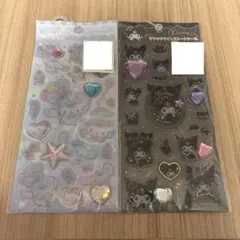 新品 キラキララインストーンシール 2種セット クロミ シナモン