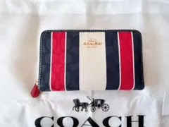 COACH コーチ ミディアム 財布 長財布 モリー シグネチャー