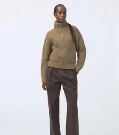 UNIQLO U UNIQLO U ラムブレンドジップアップジャケットＬ