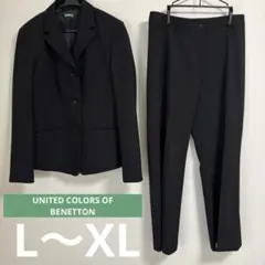 ユナイテッドカラーズオブベネトン　レディーススーツ　イタリア製　パンツ　シンプル
