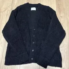 MIDIUMISOLID モヘアカーディガン 黒 タグ付き新品未使用品