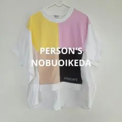 PERSON'S NOBUOIKEDAパッチワーク風切替オーバーサイズカットソーのサムネイル