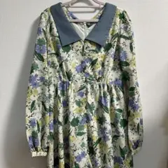 REDYAZEL オリジナルレトロフラワーワンピース　ワンピース