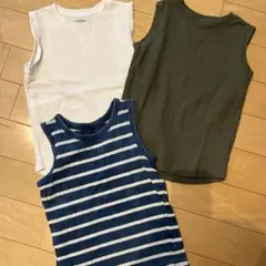 タンクトップ　白のみ