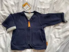 新品未使用　ネイビー ジップアップジャケット 95cm