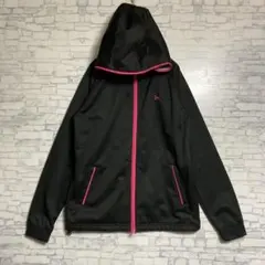 Under Armour フード付きパーカー ブラック/ピンク　極美品　ゆったり