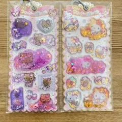 Hello Kitty キャラクターシール 2シート ウォーターin シール