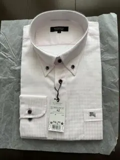 Burberry BLACK LABEL シャツ42 ピンク