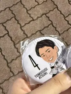 지바 롯데 마린즈 캔 뱃지 플레이어 토모스기