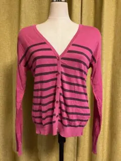 Idana Riche カーディガン ピンク シルク 綿