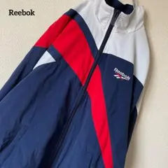 ☆マルチカラー☆ Reebok リーボック　ナイロンジャケット　刺繍ロゴ