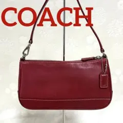 COACH レザー アクセサリーポーチ - メルカリ