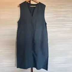 新品未使用】中川政七商店 リネンチュニックワンピース／濃紺 - メルカリ