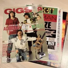GiGS RIZE×ACIDMAN×10FEET切り抜き＆ステッカー