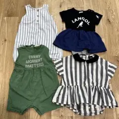 ベビー服まとめ売り　4点　70cm バースディ　UNIQLO カンゴール　夏