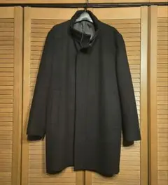 allegri ステンカラーコート 黒 カシミヤ混 allegri ステンカラーコート 黒 カシミヤ混 - メルカリ
